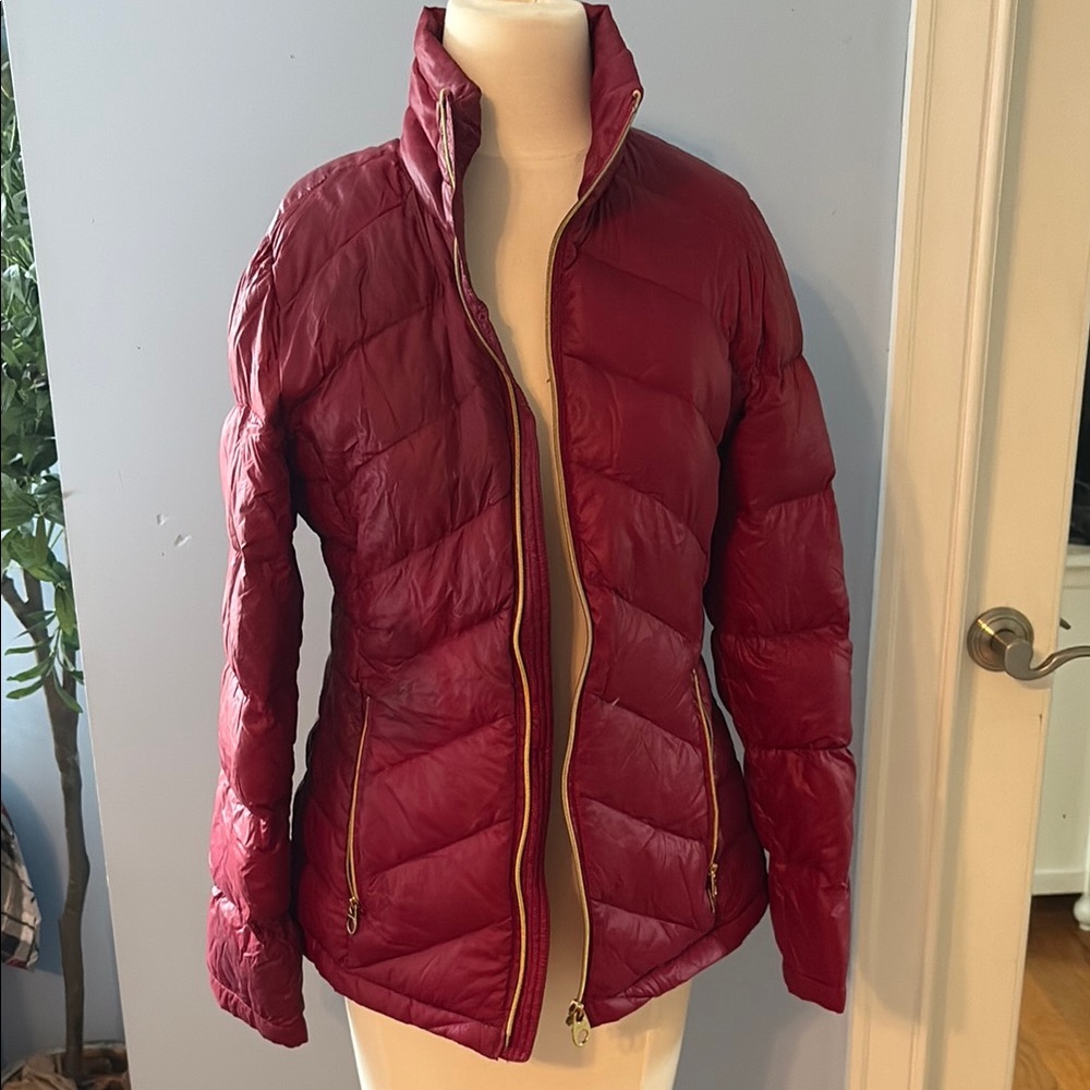 Women's Red Puffer Jacket